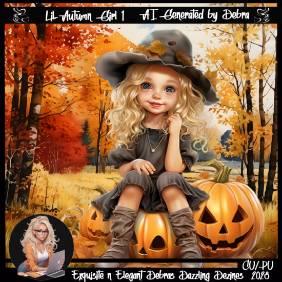 Lil Autumn Girl 1 - Click Image to Close