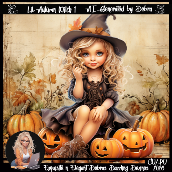 Lil Autumn Witch 1 - Click Image to Close