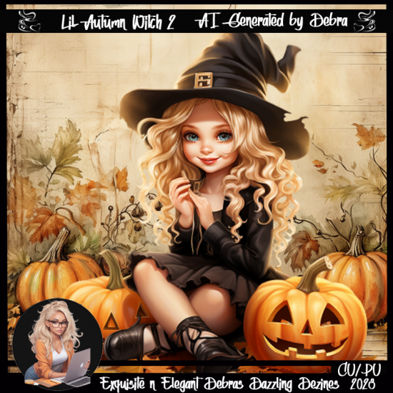 Lil Autumn Witch 2 - Click Image to Close
