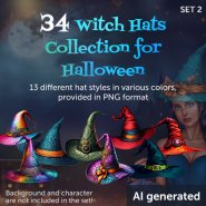 Witch Hats, set 2