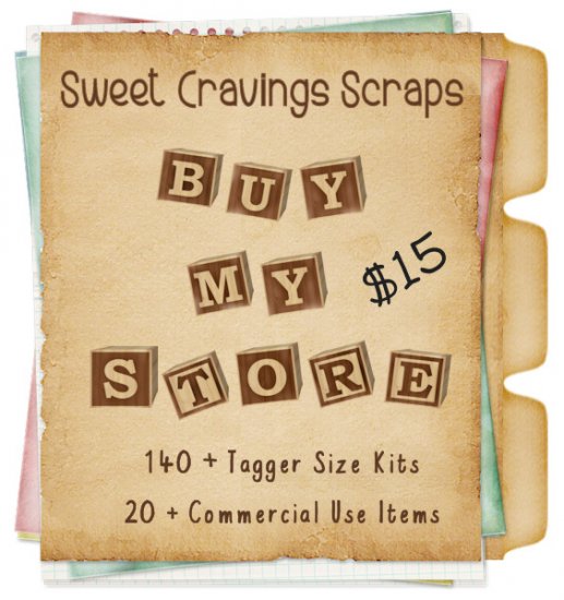 BUY MY STORE - Sweet Cravings Scraps - Click Image to Close