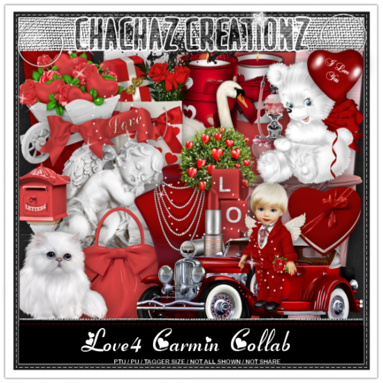 ChaCha Kit Love 4 Carmin - Click Image to Close