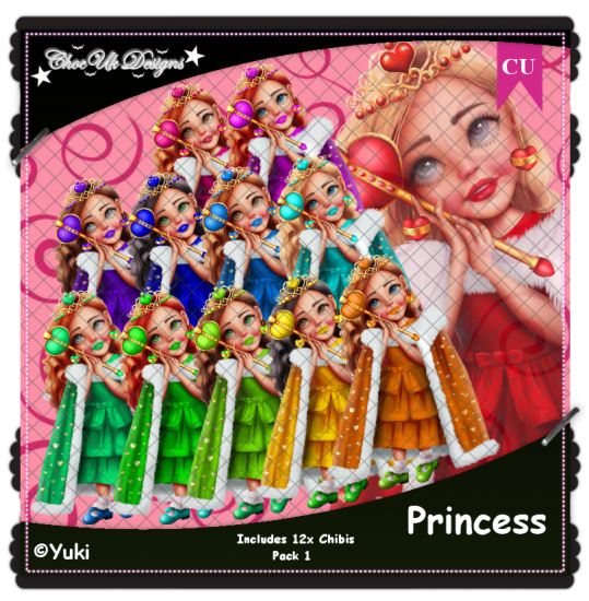 Princess CU/PU Pack 1 - Click Image to Close