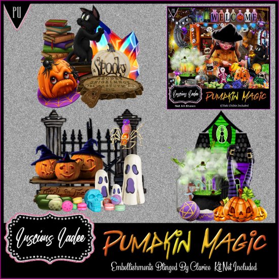 Pumpkin Magic Embellishments - Click Image to Close