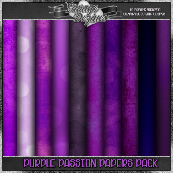 Purple Passion Papers CU4CU - Click Image to Close