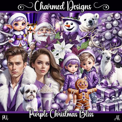 Purple Christmas Bliss