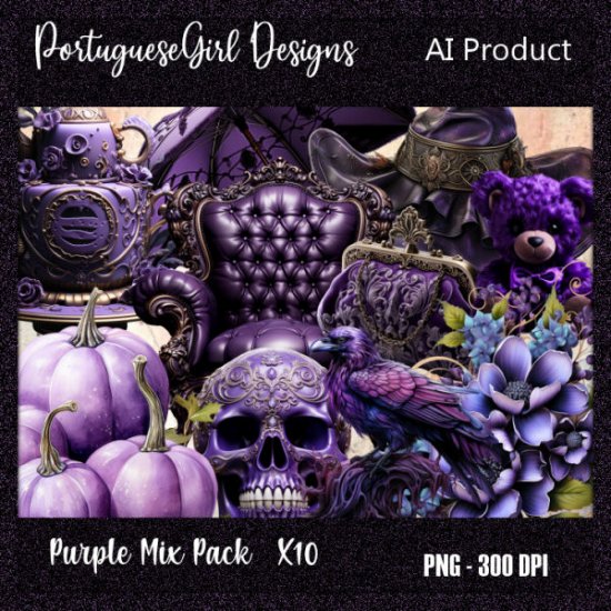 Purple Mix Pack - Click Image to Close