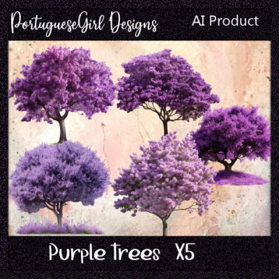 Purple trees