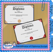 Certificate Of Diploma Script