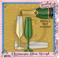 Champagne Glass Script