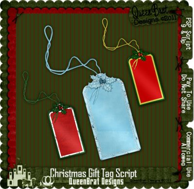 Christmas Gift Tag Script