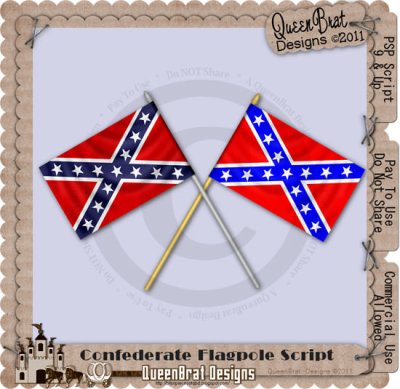 Confederate Flag Pole Script