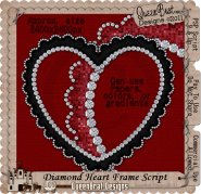 Diamond Heart Frame Script