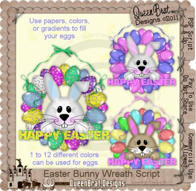 Easter Bunny Wreath Script