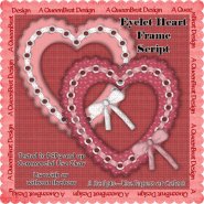 Eyelet Heart Frame Script