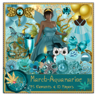 March Aquamarine