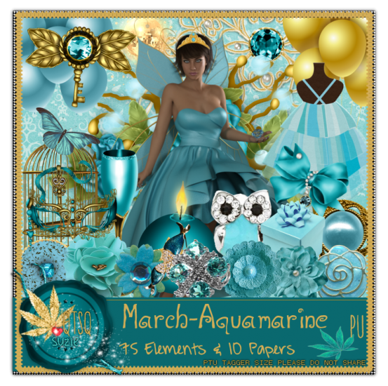 March Aquamarine - Click Image to Close