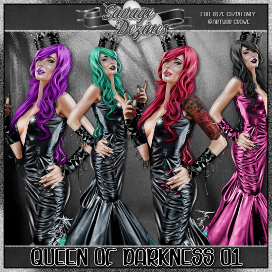 Queen Of Darkness 01 CU4PU - Click Image to Close