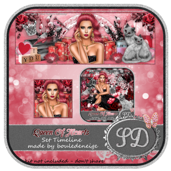 Queen Of Hearts Timeline Set - Click Image to Close