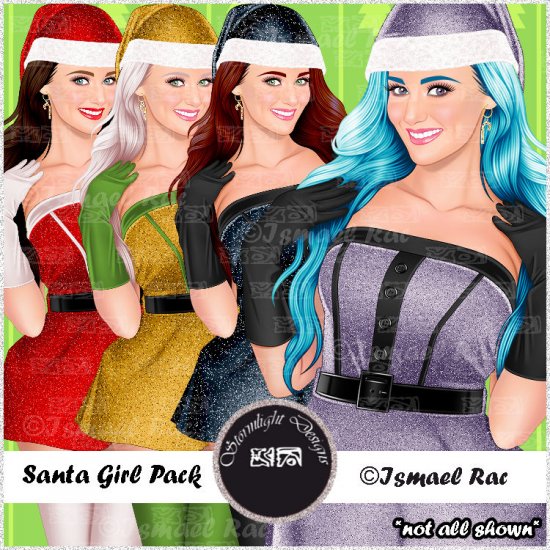 Santa Girl Pack - Click Image to Close