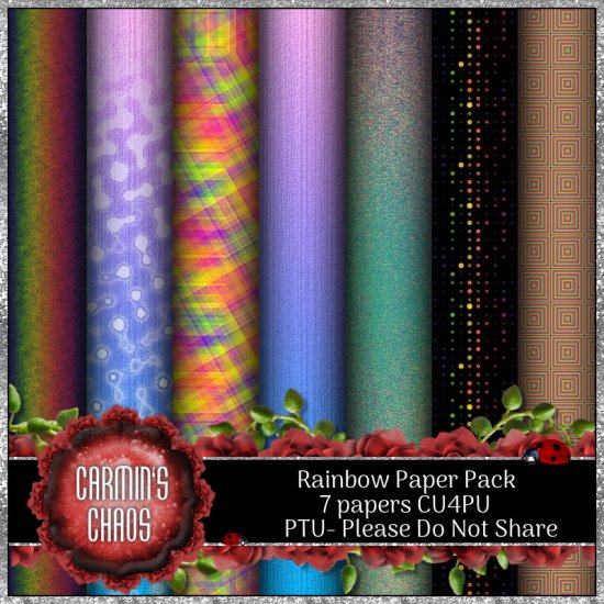 RainbowPaperPackCU4PU - Click Image to Close