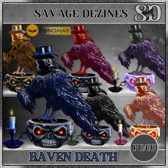 Raven Death CU - Click Image to Close