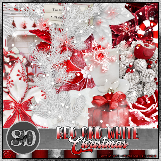 Red and White Christmas Kit - Click Image to Close