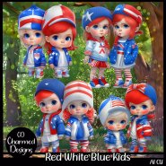 Red White Blue Kids
