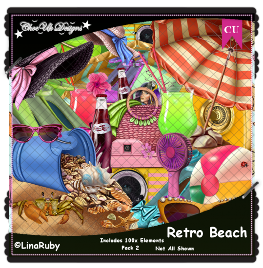 Retro Beach CU/PU Pack 2 - Click Image to Close