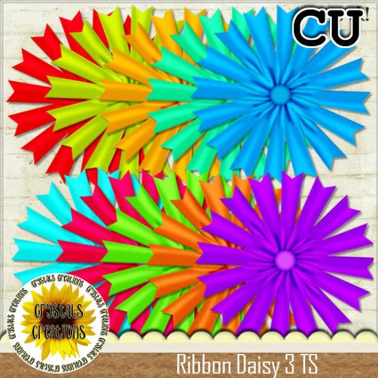 Ribbon Daisy 3 TS - Click Image to Close