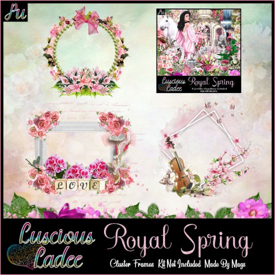 Royal Spring Cluster Frames - Click Image to Close