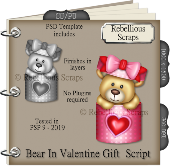 Bear In Valentine Gift Script - Click Image to Close