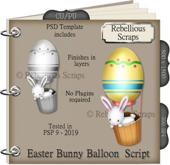 Easter Bunny Balloon Script - Click Image to Close