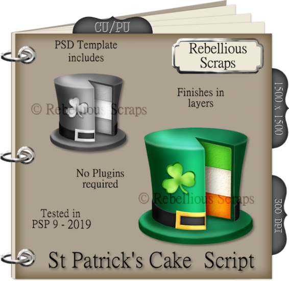 St Patricks Cake Script - Click Image to Close