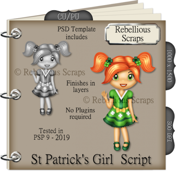 St Patrick's Girl Script - Click Image to Close