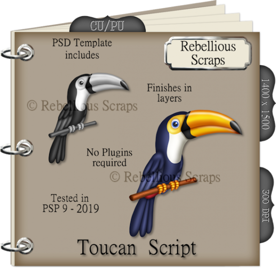 Toucan Script - Click Image to Close