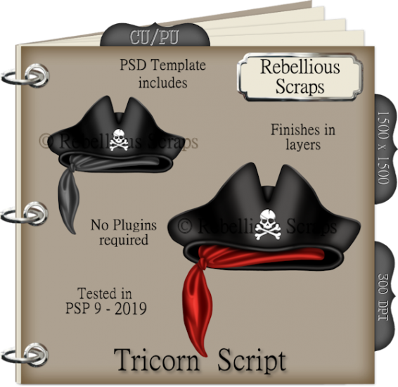 Tricorn Script - Click Image to Close