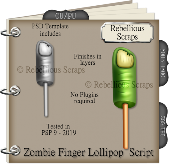 Zombie Finger Lollipop Script - Click Image to Close