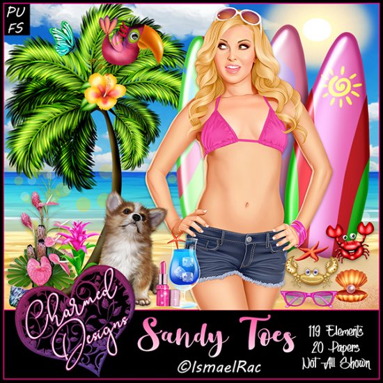Sandy Toes - Click Image to Close