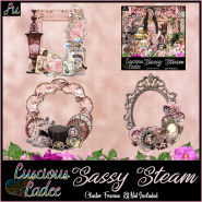 Sassy Steam Cluster Frames