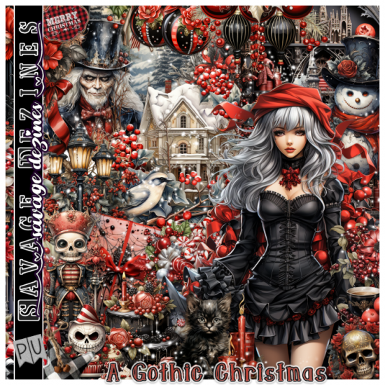 A Gothic Christmas Kit - Click Image to Close