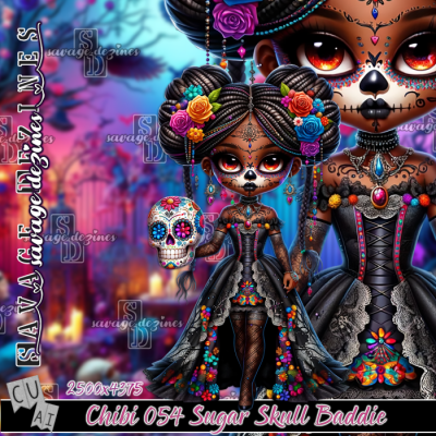 AI Chibi 054 Sugar Skull Baddie