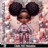 AI Chibi 055 Valentine Baddie