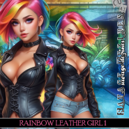 AI CU Rainbow Leather Girl 1