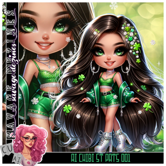 AI Chibi St Pats 001 - Click Image to Close