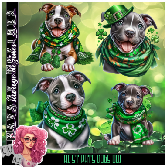 AI St Pats Dogs 001 - Click Image to Close