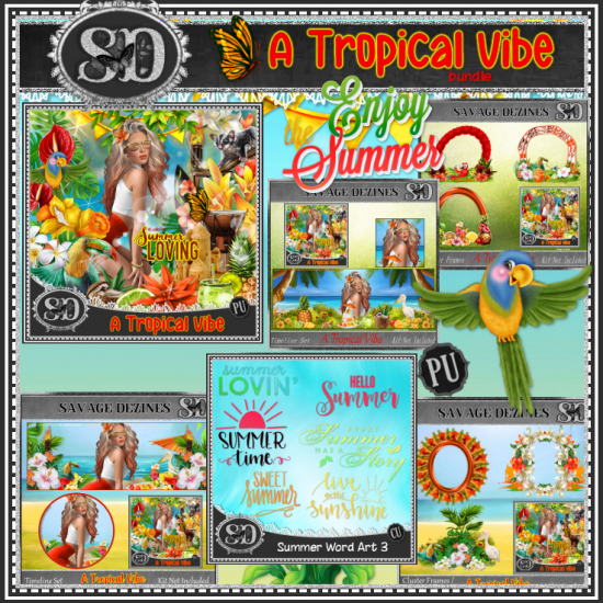A Tropical Vibe Kit - Click Image to Close