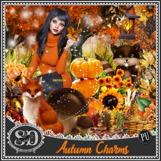 Autumn Charms Kit - Click Image to Close