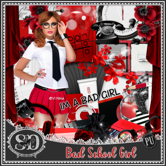 Bad School Girl Kit - Click Image to Close