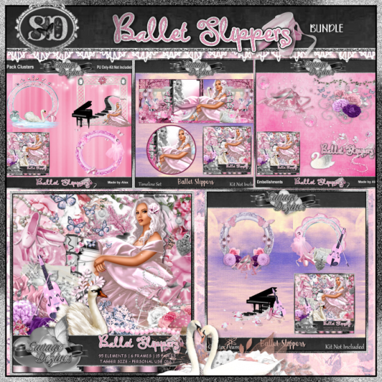 Ballet Slippers Bundle - Click Image to Close